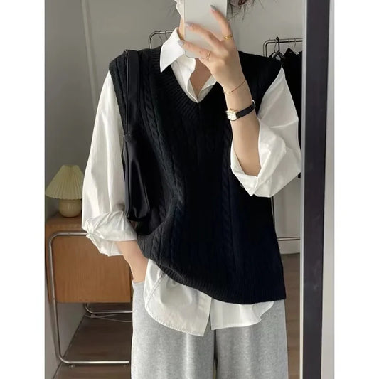 Women's V-neck Sweater Vest