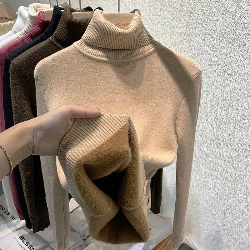 Women's Winter Turtleneck Sweater