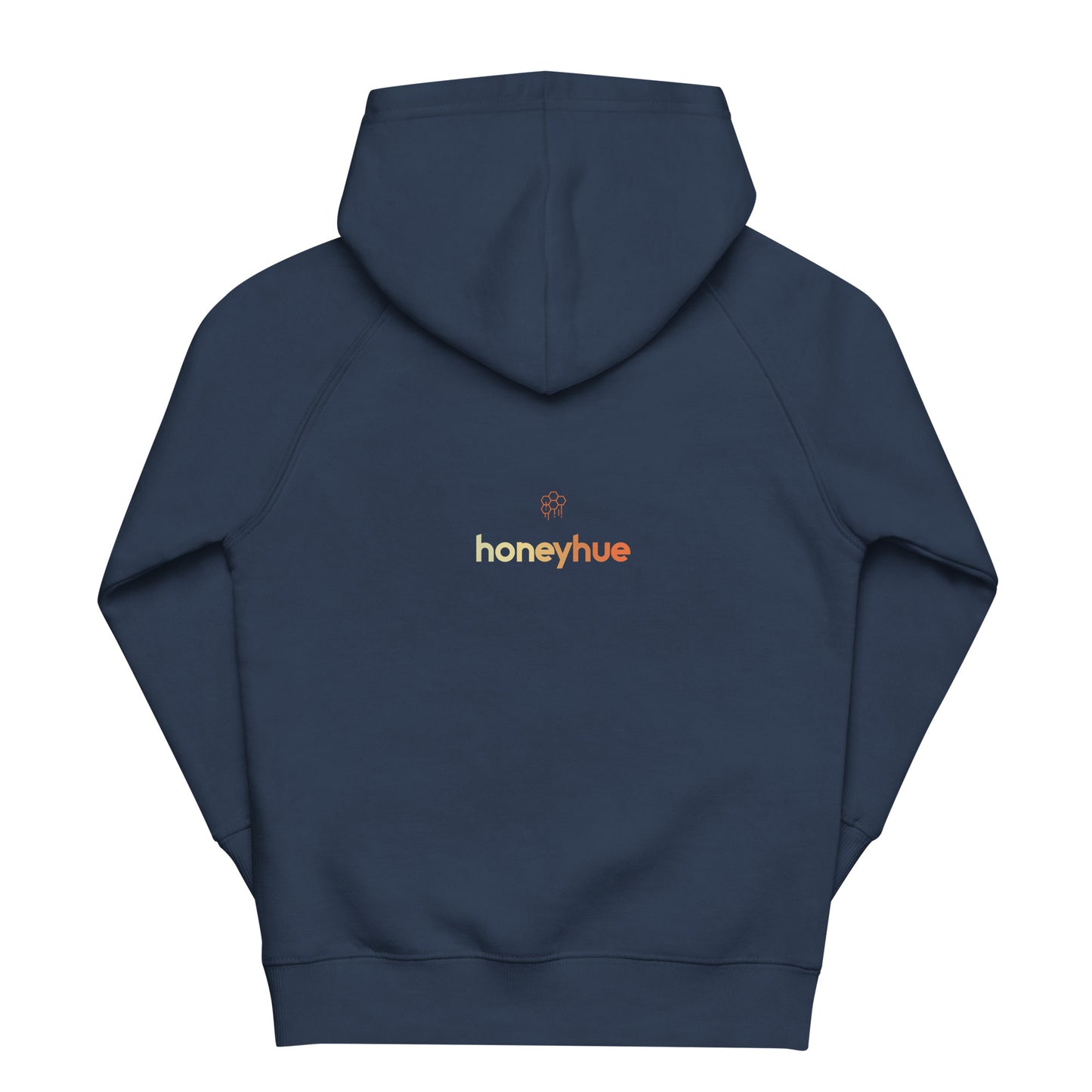 Kids Organic Eco Honey Hoodie back print